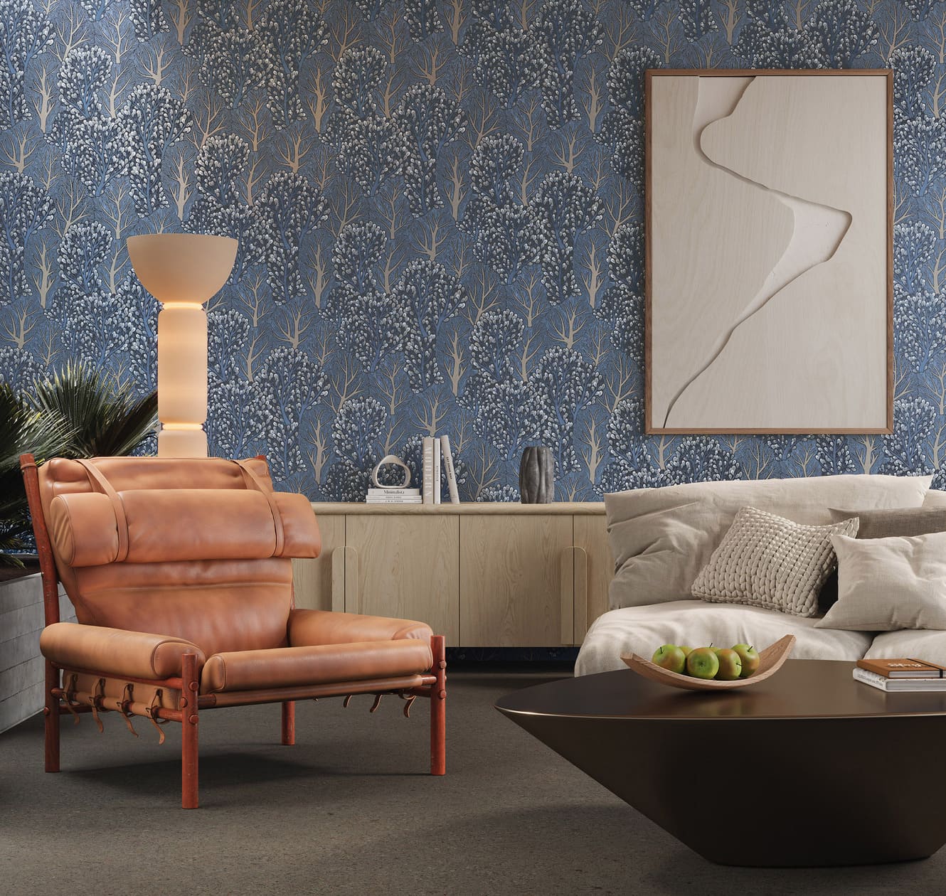 Обои Luna Круиз Подводный лес CRZ5 006 10,05×1 фото в интерьере